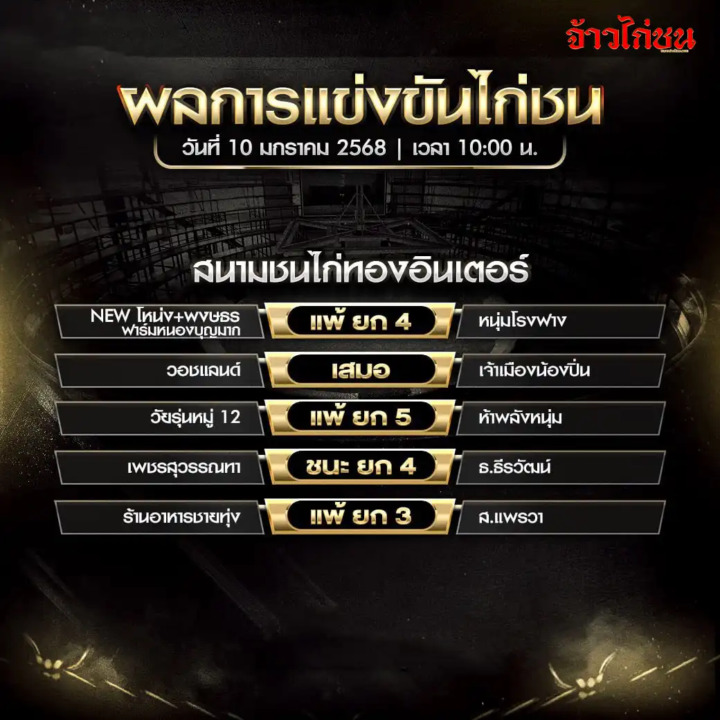 summary-cockfight-thonginter-10-01-2568